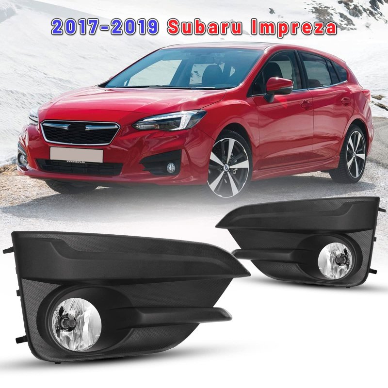 Fog Lights Lamps Assembly Compatible For Subaru Impreza 2017 2018 2019 Driver Passenger Replacement