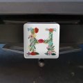 Letter H Floral Monogram Initial Tow Trailer Hitch Cover Plug Insert