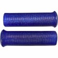 Emgo Star Fire Flake Grips For 1in Handlebars Blue 