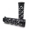 Httmt Trhb103b Motorcycle Black Hole Hollow Shape 1 Hand Grips Compatible With Most Motorcycles Bikes 1 Handlebars Harley Road