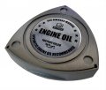 Vms Racing Gunmetal Rotary Oil Cap With Silver Engine Notice Emblem In Cnc Machined Billet Aluminum Compatible Mazda Wankel