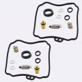 Waltyotur 2 Pcs Carburetor Carb Rebuild Repair Parts Kits Motorcycle Performance Replacement For Yamaha Xv250 Virago Xvs650