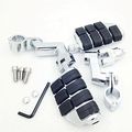 Chromed 1 5 Highway Clamps Large Foot Pegs For Triumph Rocket 3 2300cc By Smt