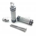 Httmt Style 216-096- Chrome Motorcycle Footpeg Foot Pegs Footrest Compatible With 1984-2017 All H-d-davidson Fat Boy Super Low