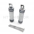 Httmt Style 216-096- Chrome Motorcycle Footpeg Foot Pegs Footrest Compatible With 1984-2017 All H-d-davidson Fat Boy Super Low