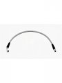 18 In Oal Flexline -3 Hose To Female 45 Degrees Stainless Steel Silver Brake Hydraulic Line 220-12324 