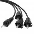 5mm Ignition Spark Plug Wire Set For 1998-1999 Chevy Prizm Toyota Corolla Replace 7899 Te64 09419 671-4169 