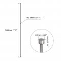 Uxcell Straight Ejector Pins 3 5mm 9 64 Dia 65mn Steel Round Tip Punch 300mm 12 Long For Mechanical Maintenance 5pcs