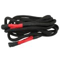 7 8 Inch X 30 Foot 28 660 Lbs Kinetic Recovery Tow Rope Black With 2 Soft Shackles Heavy Duty Stretch Nylon Towing Ropes