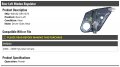 Marketplace Auto Parts Rear Left Driver Side Power Window Regulator Assembly Compatible With 2006-2008 Hyundai Sonata