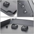 Ch1068139 Factory Style Front License Plate Mounting Bracket Compatible With Jeep Wrangler 13-18 Matte Black