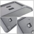 Ch1068139 Factory Style Front License Plate Mounting Bracket Compatible With Jeep Wrangler 13-18 Matte Black
