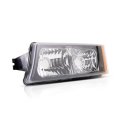 Turn Signal Light For Chevy Silverado 1500 Hd 2005 2006 Front Driver Side Capa Certified Clear Lens Chrome Housing Steel Bumper 
