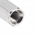 Uxcell M3x6mm Female-female Hex Nickel Plated Pcb Motherboard Spacer Standoff For Fpv Drone Quadcopter Computer Circuit Board