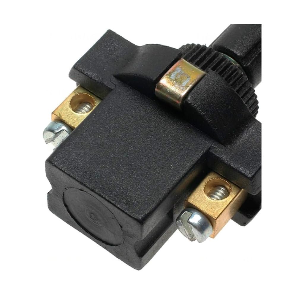 Push Pull Switch For Automotive Use Black Plastic Screw In Mounting With Terminal And Square Connector Alx-pau-si-hp4910-cla1