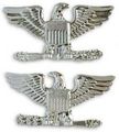 Air Force Army Colonel Collar Device Rank Insignia Pair 