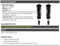 Front Strut And Coil Spring Assembly 2 Piece Kit Compatible With 2001-2007 Toyota Sequoia Excludes Models Self-leveling Rear