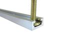 48 Aluminum Track 3 By 8 Accepts 1 Hex Bolts 4 Or 5 16 T Countersunk Holes Every 6 112130 