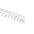 Shower Door Side Seal F-type Sweep For 3 8 Glass 197 Long Silicone Frameless Strip Stop Leak And Create A Water Barrier 
