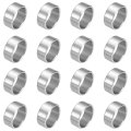 16pcs 304 Stainless Steel Spacer 1 2 Od X 8 Id 3 16 Length 12x10x5mm Screw Standoff Bushing Plain Finish Unthreaded Round Metal 