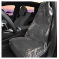 50 Piece Disposable Plastic Car Seat Covers Waterproof Universal Fit Protector For Cars Trucks Suvs And Buses 57 In X 31 5 