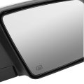 Auto Dynasty Factory Style Passenger Right Side Rear View Mirror Manual Folding Power Adjust Heated Glass Compatible With
