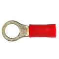K4 8 Hole Red Ring Terminal For 18-22 Gauge Wire Qty 12 Pack 