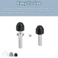 M5 Nut Protection Cap Dome Acorn Hex Head Bolt Covers White Pe Plastic Waterproof Decorative Screw Caps 30 Pieces 8mm Inner