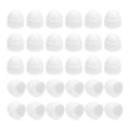 M5 Nut Protection Cap Dome Acorn Hex Head Bolt Covers White Pe Plastic Waterproof Decorative Screw Caps 30 Pieces 8mm Inner 