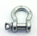 4 Pack 3 In Galvanized Forged Steel Anchor Shackles With Screw Pin 5 Ton Capacity Alloy Silver Winch For Towing And Lifting 
