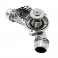 Hoypeyfiy Aluminum Engine Coolant Thermostat Housing Thermostat Assembly With Replacement For Bmw E36 39 46 53 85 X3 5 Z3 4