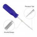 Harfington 4 Pieces Pick And Hook Set 140mm Chrome Vanadium Steel Cr-v Plastic Handle Square Automotive Tool For Removing O