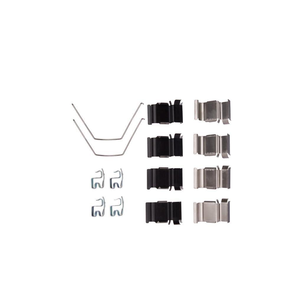 Disc Brake Hardware Set For Mitsubishi Montero 2008 2017 Front Position Alx Pau Df 340 76079 Cla5 Black Standard Replacement