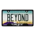 Ram 1500 Trx Black Carbon Fiber Texture Abs Plastic 50 States License Plate Frame Official Licensed