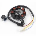Trkimal Ignition Stator Magneto 4 Wire Ac 8 Pole Coil For Gy6 49cc 50cc 80cc 125cc 150cc139qmb 147qmd 152qmi 157qmj Engine Fits