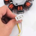 Trkimal Ignition Stator Magneto 4 Wire Ac 8 Pole Coil For Gy6 49cc 50cc 80cc 125cc 150cc139qmb 147qmd 152qmi 157qmj Engine Fits