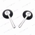 Httmt Mt252-027- New Cnc Rear View Side Mirrors Compatible With Kawasak Suzuk Motorcycle 8mm 10mm Bolts Screws