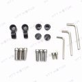 Httmt Mt252-027- New Cnc Rear View Side Mirrors Compatible With Kawasak Suzuk Motorcycle 8mm 10mm Bolts Screws