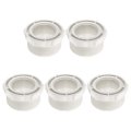 5 Pcs Pvc Reducer Bushing G2 Male Thread To G1-1 4 Female Coupling Connectors Pipe Adapter Fitting For Connecting Plumbing 