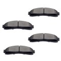 Front D652 Semi-metal 4pcs W Hardware Disc Brake Pad Set 