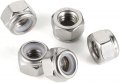 10-32 Nylon Insert Hex Lock Nuts 304 Stainless Steel 18-8 Bright Finish 3 8 In Drive Pack Of 50 