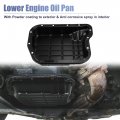 X Autohaux Transmission Oil Pan For Dodge Ram 1500 2500 3500 Durango Dakota 52118780ac 52118780ad Engine Lower Sump Black