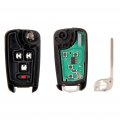Ocpty 2 X Flip Key Entry Remote Control Fob Replacement For Chevy Camaro 2010-2016 Cruze Equinox Malibu 5461a-01060512 4
