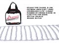 The Rop Shop Pair Of 2 Link Tire Chains With Tensioners For Powersmart 20x8x8 Tires