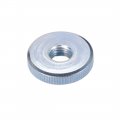 Uxcell Round Knurled Thumb Nuts Conector Lock Adjusting M8 Female Threaded Thin Type Blue Zinc Plating Pack Of 5