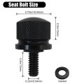 2x Aluminum Alloy Seat Mounting Bolt Works Replacement For Touring 1996-later And Other Model With 1 4 -20 Thread
