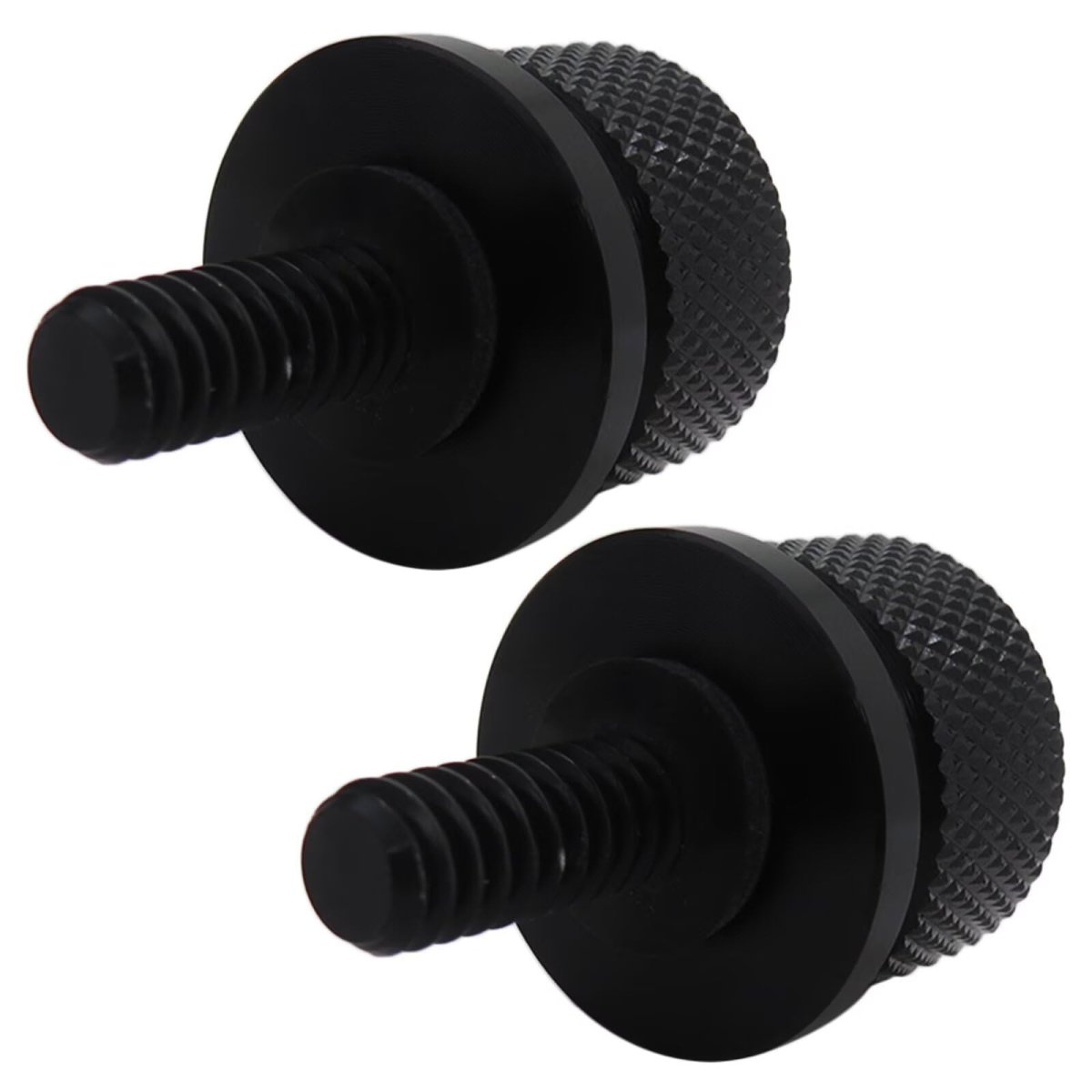 2x Aluminum Alloy Seat Mounting Bolt Works Replacement For Touring 1996-later And Other Model With 1 4 -20 Thread