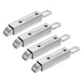 4 Pcs Slide Entry Slam Latch 9 Inch Automatic Spring Door Bolt Lock Stainless Steel Cabinet Hardware Latches For Industrial 