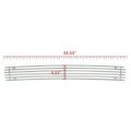 Front Lower Bumper Billet Grille Grill Combo Insert For Nissan Maxima 2009-2014 Sliver N87774h