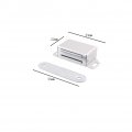 2 Pack Magnetic Door Catch Latch Cabinet Magnet Stainless Steel Heavy Duty For Cupboard Wardrobe Closet Closures Silver